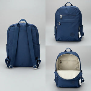 Zaino Donna in Nylon Impermeabile Multitasche  Leggero e Resistente, Tessuto Effetto Stropicciato. Ideale per Scuola, Viaggio e Lavoro