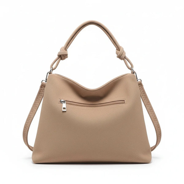 Coveri Collection - Borsa firmata a sacco spalla mono manico camoscio scamosciata