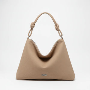 Coveri Collection - Borsa firmata a sacco spalla mono manico camoscio scamosciata