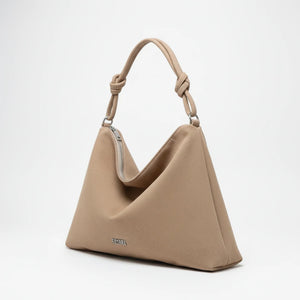 Coveri Collection - Borsa firmata a sacco spalla mono manico camoscio scamosciata