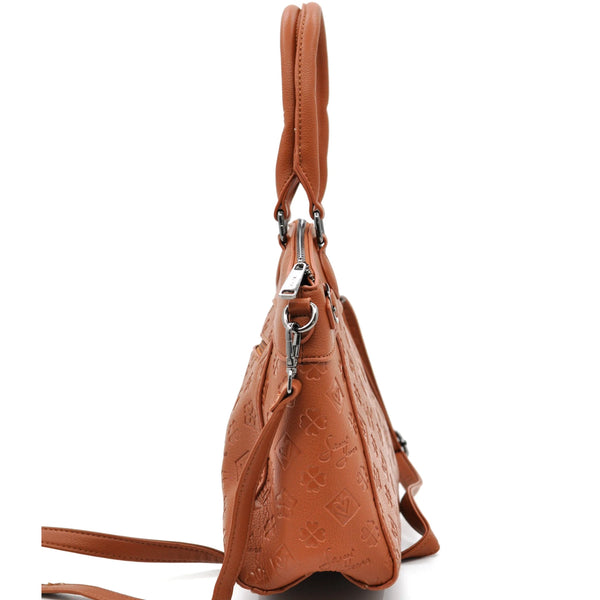 Borsa bauletto donna SWEET YEARS in simil pelle pregiata tasche con cerniera fantasia logata