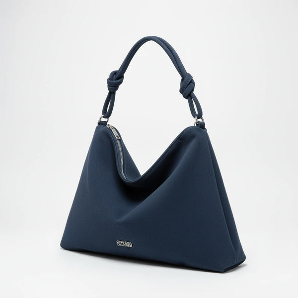 Coveri Collection - Borsa firmata a sacco spalla mono manico camoscio scamosciata