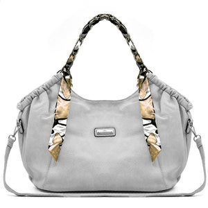 Borsa + omaggio foulard  firmata CHARRO donna spalla manici a catena e tracolla simil pelle