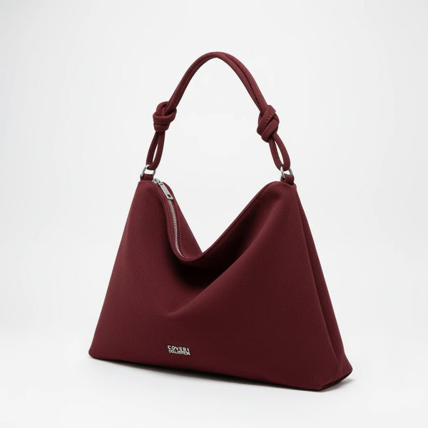 Coveri Collection - Borsa firmata a sacco spalla mono manico camoscio scamosciata