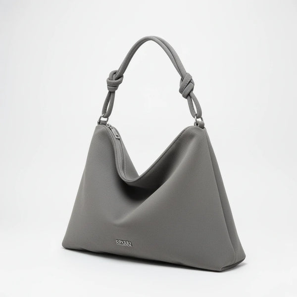 Coveri Collection - Borsa firmata a sacco spalla mono manico camoscio scamosciata