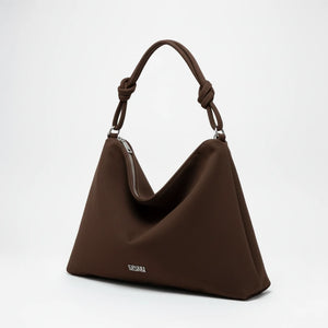 Coveri Collection - Borsa firmata a sacco spalla mono manico camoscio scamosciata