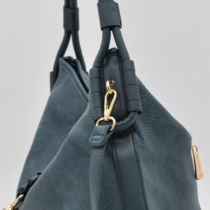 CHARRO - Borsa morbida a sacco hobo capiente unica tinta nuovo monomanico