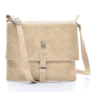 La Belle Époque borsa firmata Gyoiamea in pelle vegana tracolla unisex per uomo e donna VINTAGE