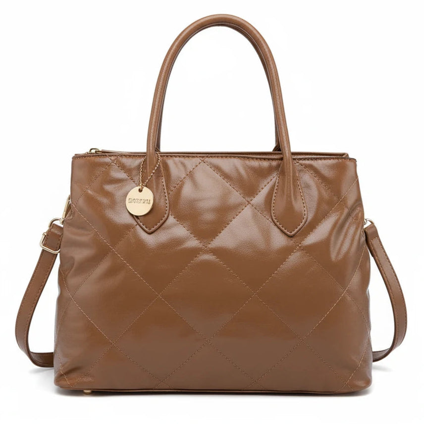 Borsa Bauletto firmata COCONUDA Colletion spalla donna tracolla simil pelle trapuntata