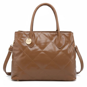 Borsa Bauletto firmata COCONUDA Colletion spalla donna tracolla simil pelle trapuntata