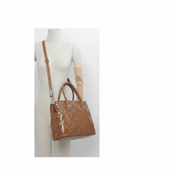 Borsa Bauletto firmata COCONUDA Colletion spalla donna tracolla simil pelle trapuntata