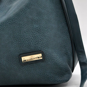 CHARRO - Borsa morbida a sacco hobo capiente unica tinta nuovo monomanico