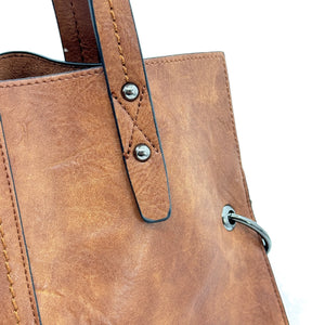 NAZARENO GABRIELLI - Borsa SHOPPING firmata giornaliera elegante capiente shopper vintage venata