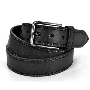 Cintura Cinta Uomo 3,8cm foderata Pelle Casual vintage Accorciabile marrone nera