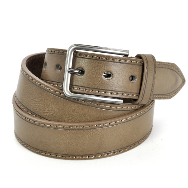 Cintura Cinta Uomo 3,8cm foderata Pelle Casual vintage Accorciabile marrone nera