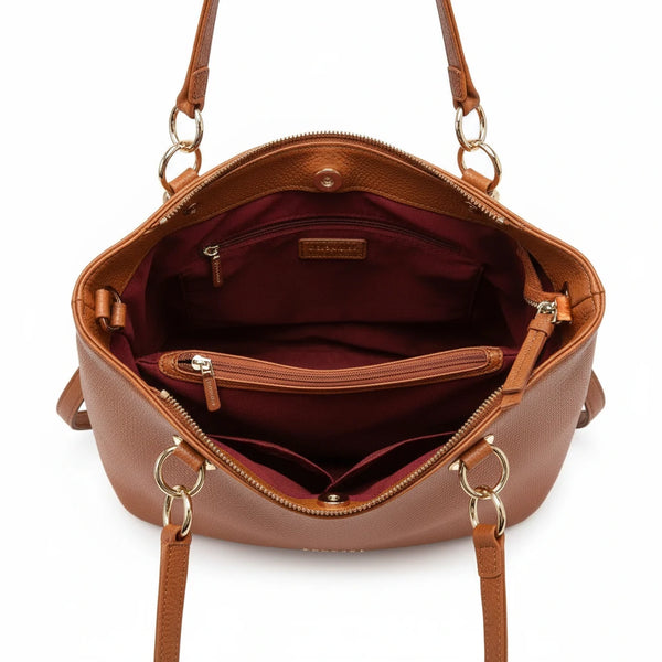 Borsa a sacco firmato COCONUDA Colletion donna spalla a tracolla simil pelle