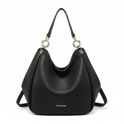 Borsa a sacco firmato COCONUDA Colletion donna spalla a tracolla simil pelle