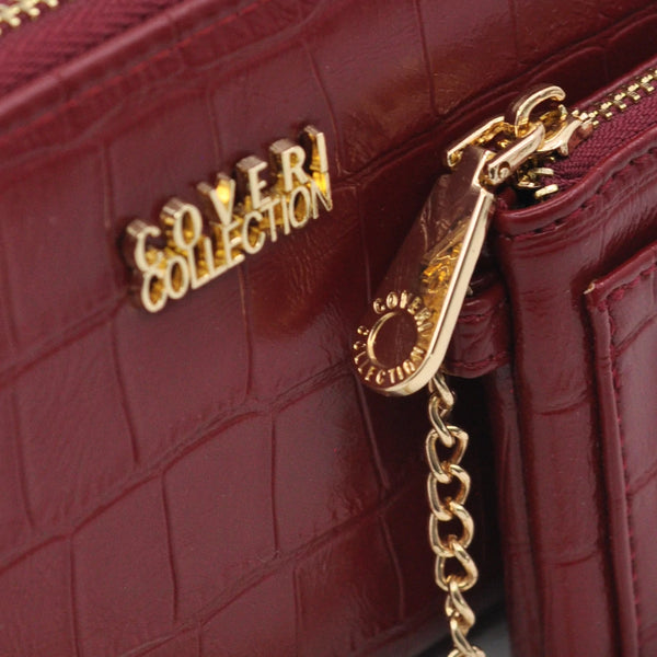 Set regalo Coveri Collection - portafoglio + portamonete / porta carte donna squame squamato