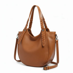 La Vanigghia - Borsa firmata Gyoiamea shopping a spalla manici intrecciati