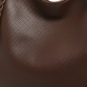 La Vanigghia - Borsa firmata Gyoiamea shopping a spalla manici intrecciati