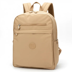 Zaino Donna in Nylon Impermeabile Multitasche  Leggero e Resistente, Tessuto Effetto Stropicciato. Ideale per Scuola, Viaggio e Lavoro