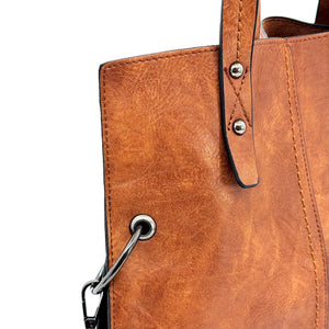 NAZARENO GABRIELLI - Borsa SHOPPING firmata giornaliera elegante capiente shopper vintage venata