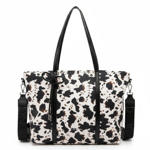 Borsa a fantasia animalier leopard firmata COCONUDA Colletion donna spalla a tracolla simil pelle nuova shopping (Copia)