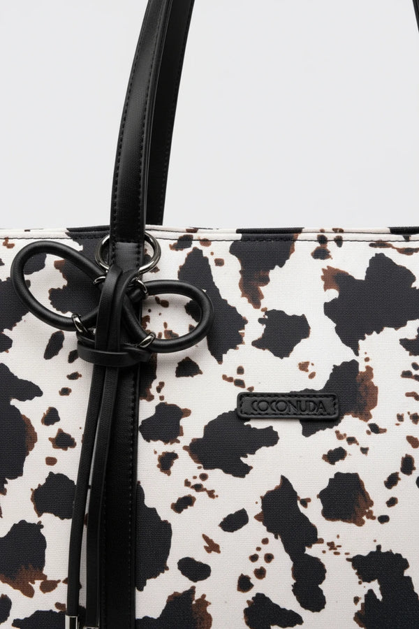 Borsa a fantasia animalier leopard firmata COCONUDA Colletion donna spalla a tracolla simil pelle nuova shopping (Copia)