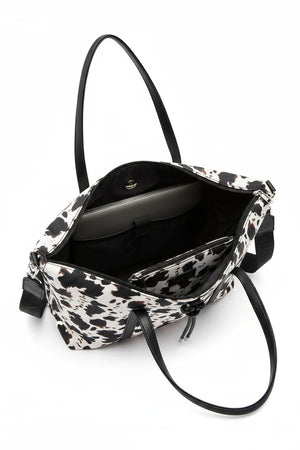 Borsa a fantasia animalier leopard firmata COCONUDA Colletion donna spalla a tracolla simil pelle nuova shopping (Copia)