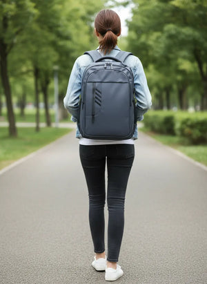 Zaino Porta PC 15.6" - 17" Impermeabile & Ergonomico Borsa Lavoro Uomo/Donna Grande Capienza (34x16x47cm)