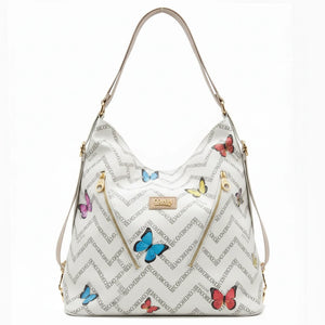 Coveri Active 2in1 borsa zaino LIMITED EDITION fantasia farfalle