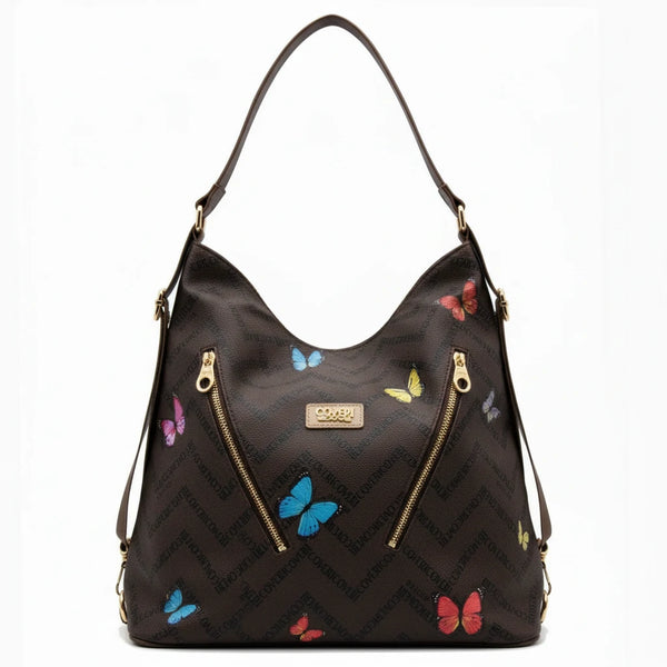 Coveri Active 2in1 borsa zaino LIMITED EDITION fantasia farfalle