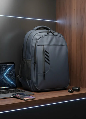 Zaino Porta PC 15.6" - 17" Impermeabile & Ergonomico Borsa Lavoro Uomo/Donna Grande Capienza (34x16x47cm)