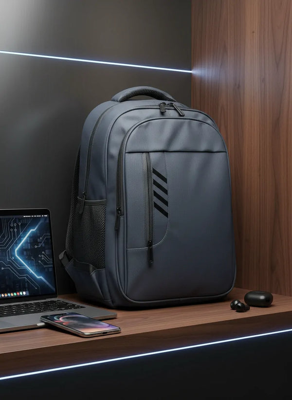 Zaino Porta PC 15.6" - 17" Impermeabile & Ergonomico Borsa Lavoro Uomo/Donna Grande Capienza (34x16x47cm)