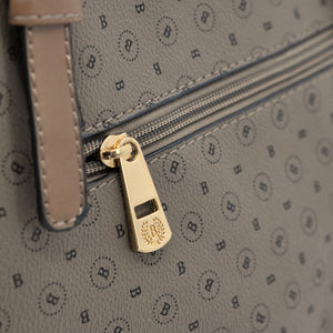 Borsa a spalla shopping tasche Briciole Firenze grande donna fantasia kakhi