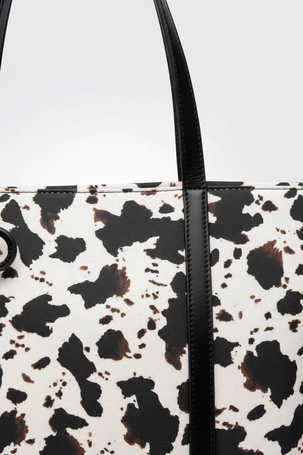 Borsa a fantasia animalier leopard firmata COCONUDA Colletion donna spalla a tracolla simil pelle nuova shopping (Copia)