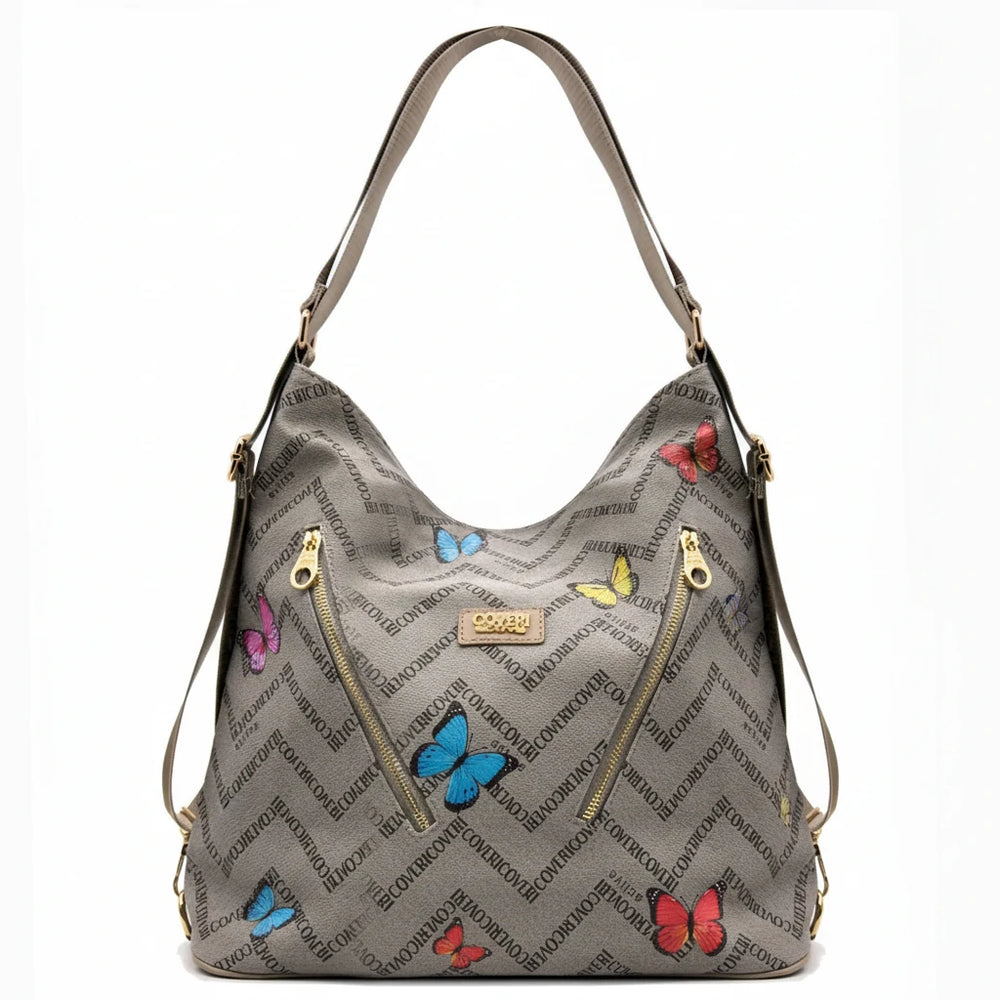 Coveri Active 2in1 borsa zaino LIMITED EDITION fantasia farfalle