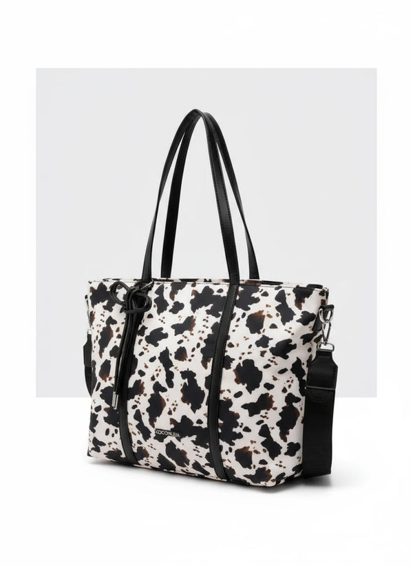Borsa a fantasia animalier leopard firmata COCONUDA Colletion donna spalla a tracolla simil pelle nuova shopping (Copia)