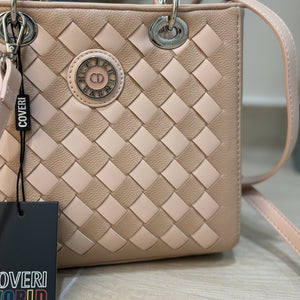 Borsa bauletto Coveri World simil pelle intrecciata