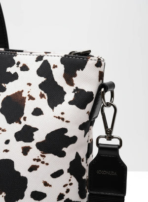 Borsa a fantasia animalier leopard firmata COCONUDA Colletion donna spalla a tracolla simil pelle nuova shopping (Copia)