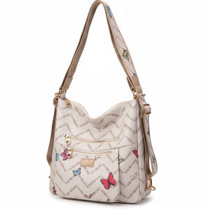 Coveri Active 2in1 borsa zaino LIMITED EDITION fantasia farfalle