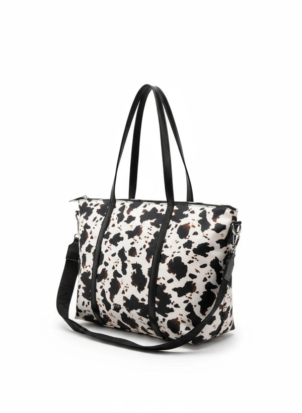 Borsa a fantasia animalier leopard firmata COCONUDA Colletion donna spalla a tracolla simil pelle nuova shopping (Copia)