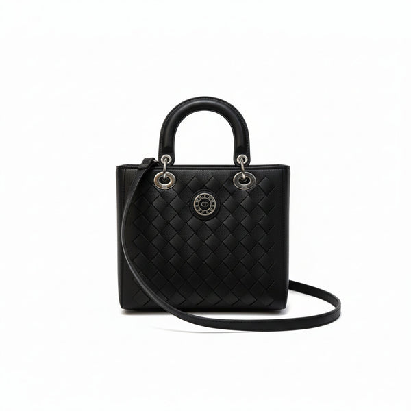 Borsa bauletto Coveri World simil pelle intrecciata