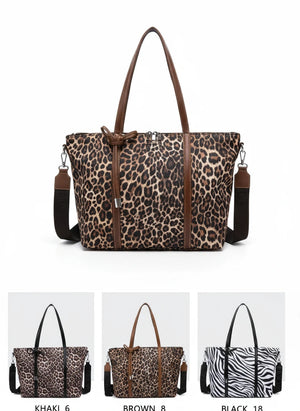 Borsa a fantasia animalier leopard firmata COCONUDA Colletion donna spalla a tracolla simil pelle nuova shopping (Copia)