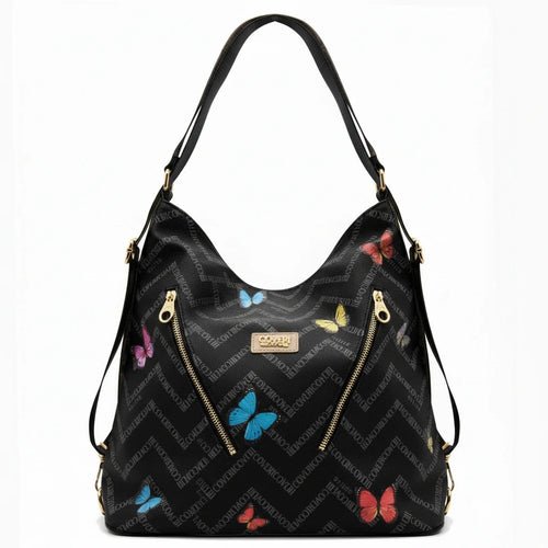 Coveri Active 2in1 borsa zaino LIMITED EDITION fantasia farfalle