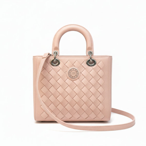 Borsa bauletto Coveri World simil pelle intrecciata