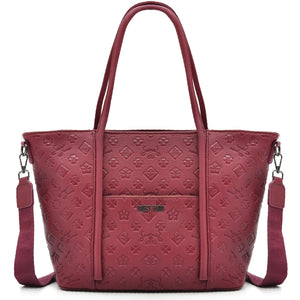 Borsa firmata SWEET YEARS in simil pelle pregiata tasche con cerniera fantasia logata originale