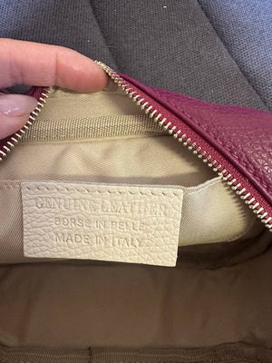 La Quardetta - Borsa in Vera Pelle Italiana a postina borchie firmata GYOIAMEA