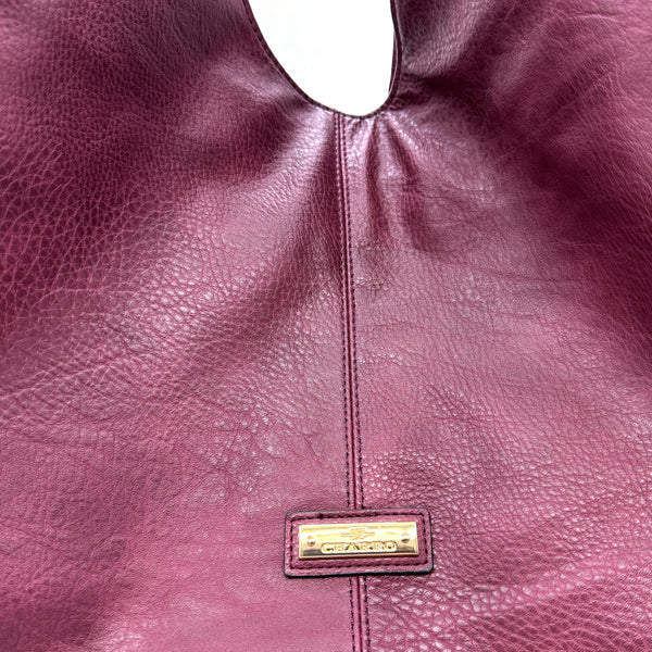 Borsa a sacco firmata CHARRO donna spalla a tracolla simil pelle grande monomanico