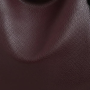 La Duci- Borsa firmata Gyoiamea shopping a spalla manici intrecciati secchio simil pelle